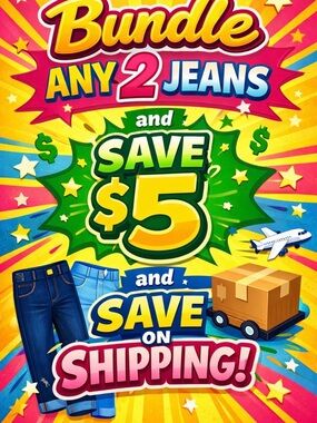 Bundle any two jeans and save